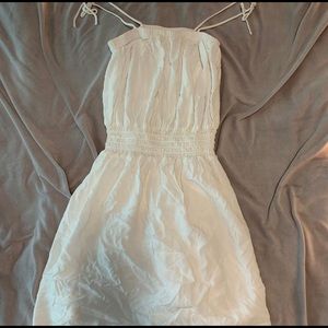 white LA hearts dress